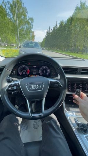 2019 Audi A6 запуск двигателя