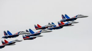 Пролет авиации на Парад Победы 09.05.2026 в Москве