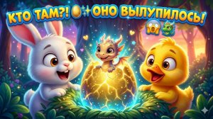 ЧТО ВНУТРИ? 🥚✨ Зайка и Утенок нашли ЗОЛОТОЕ ЯЙЦО!