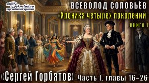 Всеволод Соловьёв «Хроника четырёх поколений» книга 1 «Сергей Горбатов» часть 1 главы 1–15