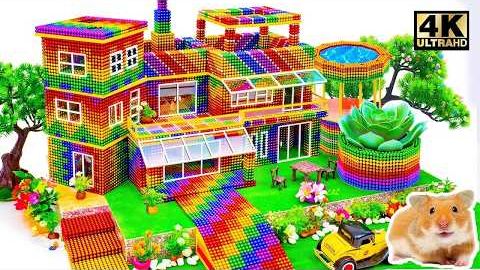 Дом мечты 😱 Огромный цветок и бассейн сверху! 🌸🏡 Мультики для детей