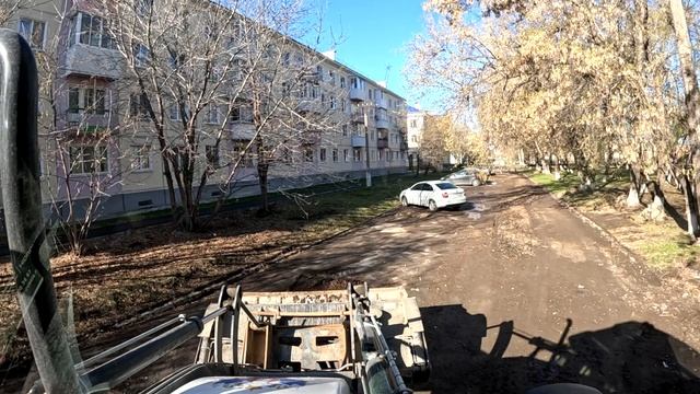 Hidromek 102b чистим бордюры и работаю в паре с грйдером