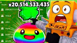 СОБРАЛ ВСЕХ ПОДПИСЧИКОВ на 1 СЕРВЕРЕ и СДЕЛАЛ МАКСИМАЛЬНУЮ УДАЧУ! Roblox Slime RNG