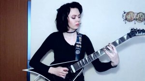 Dethklok - Thunderhorse (Alyona Vargasova guitar cover)