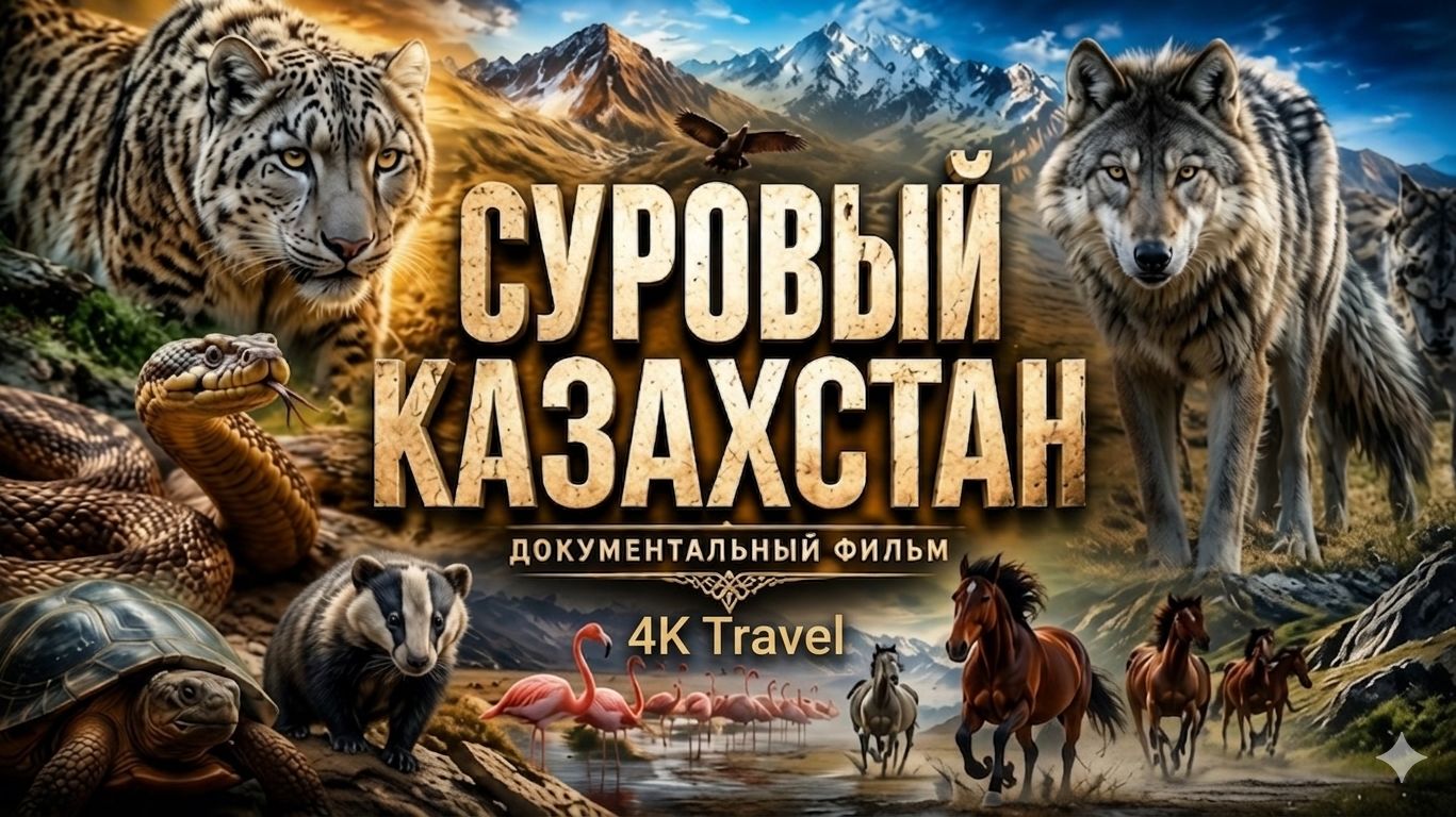 СУРОВЫЙ КАЗАХСТАН | Документальный фильм. Дикая природа.