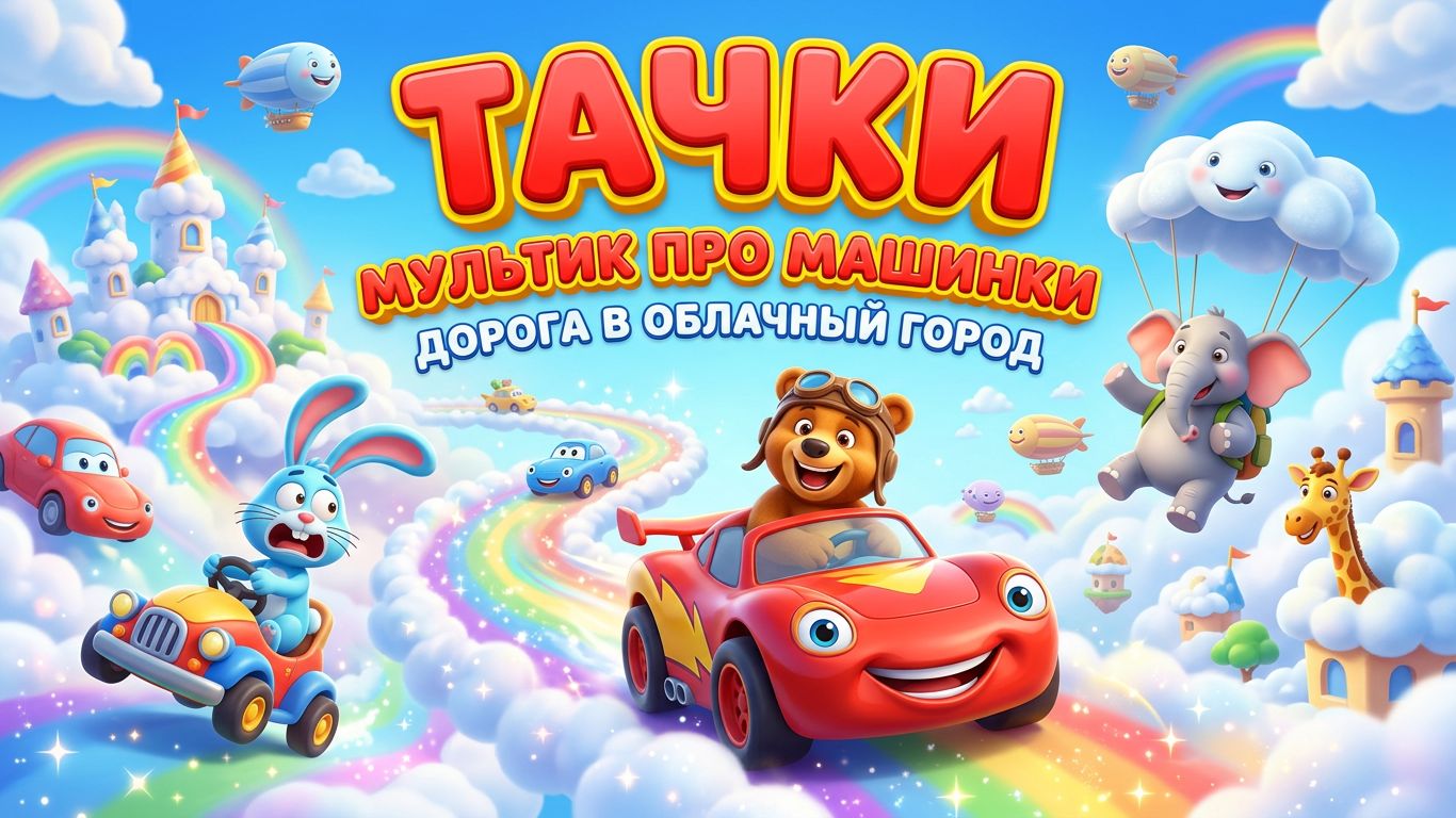 Тачки | Мультик про машинки — Дорога в Облачный город