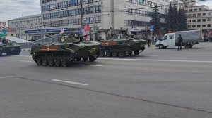 ТУЛА. Парад военной техники.