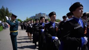 81 День Победы  г. Зеленокумск  ( Часть 3 - Торжественное прохождение участников парада)