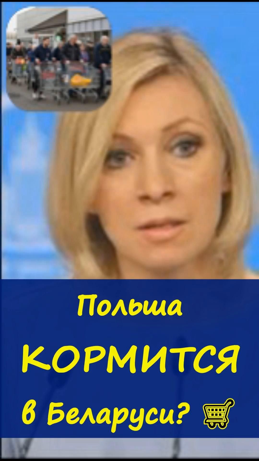 🛒Мария Захарова предложила критикам Беларуси не спорить в студиях, а просто съездить туда самим 😏