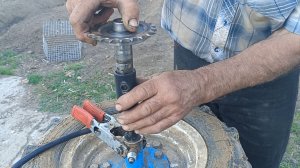 Вспахал целое поле мотоблоком. Центруем ось на глаз