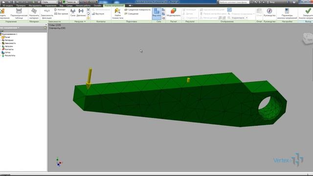 Параметрический расчет детали в Autodesk Inventor