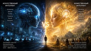 ИСКУССТВЕННЫЙ ИНТЕЛЛЕКТ VS  БОЖЕСТВЕННЫЙ