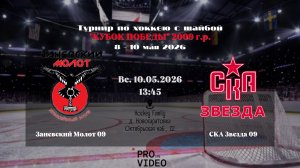 ХК «Заневский Молот» 09 - ХК «СКА Звезда» 09 | 10.05.2026