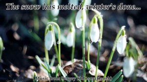 The snow has melted, winter's done...(Music from Sergey Kolosov)