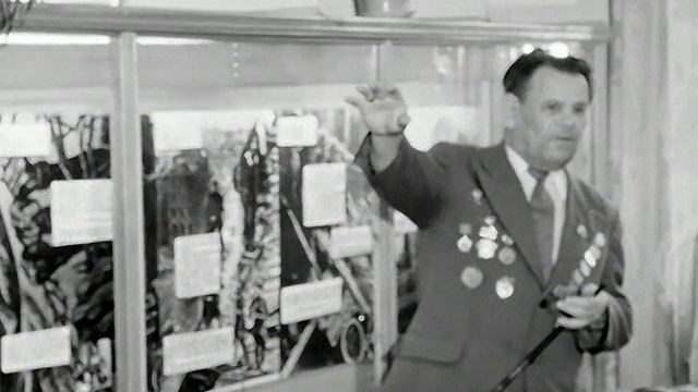 1977 год. Тюмень. Встреча школьников с ветераном Великой Отечественной