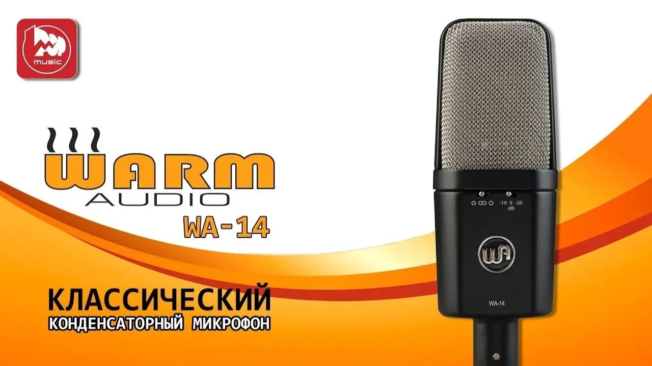 Студийный микрофон Warm Audio WA-14 (доступная замена AKG C414 )