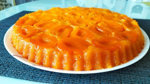 Простой АБРИКОСОВЫЙ ПИРОГ-перевертыш с лимонной карамелью | Самый вкусный ПИРОГ с АБРИКОСАМИ!!!
