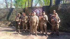 Бойцы «Легиона Вагнера Истра» с передовой передают поздравления с Днём Победы!