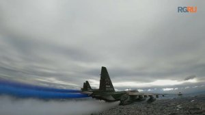 Авиация поднялась в небо над Москвой в День Победы