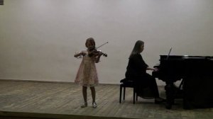 Жимулева Ольга, скрипка 9 лет, ДМШ № 10 Новосибирск