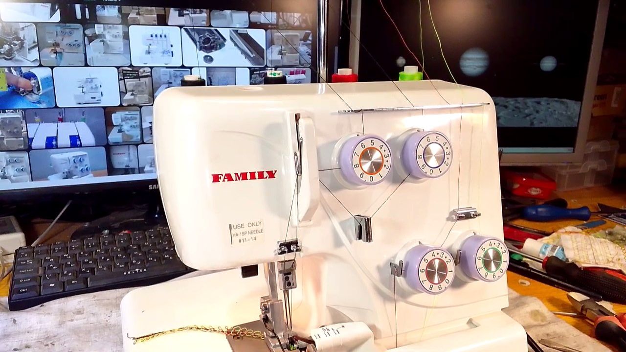 Family ML244D. Отсутствует нитенаправитель. смотреть онлайн