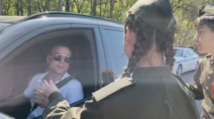 Уфимская Госавтоинспекция раздала водителям «Георгиевские ленточки»