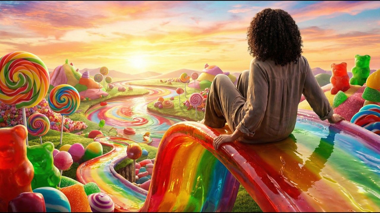 Какую горку Вы Бы выбрали? 🍭🤖🌈 Скатываясь в расслабляющем асмр. Мультик для детей. Анимация