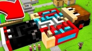 СМОГУТ ЛИ ЖИТЕЛИ ПРОЙТИ ЛАБИРИНТ ВНУТРИ КОМПОТА В МАЙНКРАФТ | Компот Minecraft