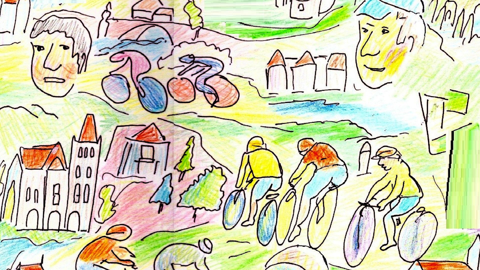 Bicycling music. Музыка  велогонок,