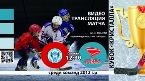 ХК ЦЗВС 2012 (Новосибирск) - ХК Сокол 2012 (Краснояр Турнир «Кубок Кристалла»