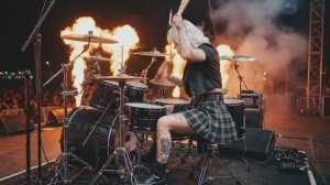 The Symphony of Absolute Fire, combining violin, metal, and piano, almost spiraled out of control