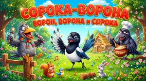 Сорока-ворона: ворон, ворона и сорока — детские песенки, потешки, сказки и игры про птиц