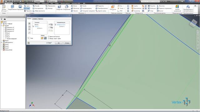 Литые пластиковые детали, пресс формы, поверхности в Autodesk Inventor