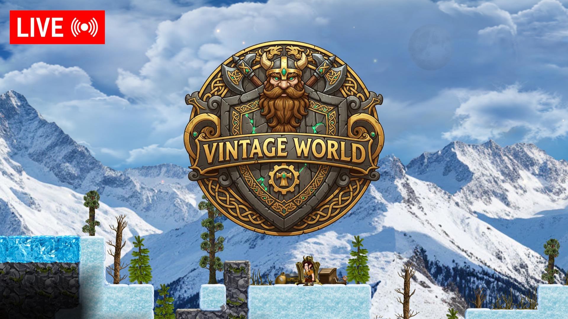 ЗИМНИЙ ВИНТАЖНЫЙ МИР ► Craft The World мод VINTAGE WORLD #10 смотреть онлайн