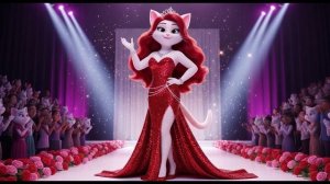 Миленький котёнок впервые в жизни пробует косметику! | Согревающая история о кошке от ИИ