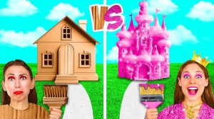 One Color House Rich против Broke против Giga Rich # Смешные ситуации и неудачи