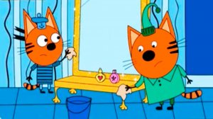 Три кота раскраска - Коржик и Компот Мультик - Раскраска Три Кота для детей