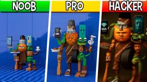 ЛЕГО Индонезийский ФИНАЛЬНЫЙ БОСС Брейнрот -  Noob / Pro / HACKER! - Итальянские Брейроты!