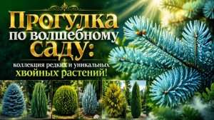 Прогулка по волшебному саду Радмилы: коллекция редких и уникальных хвойных растений
