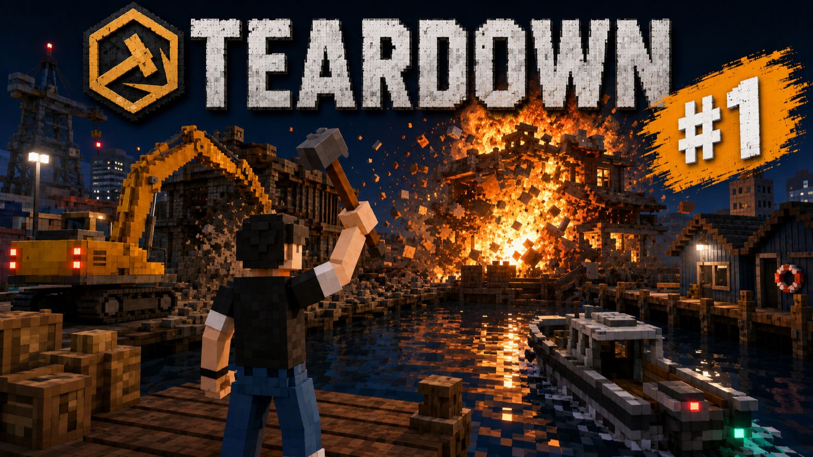 Teardown Прохождение #1 Проблема со старым зданием
