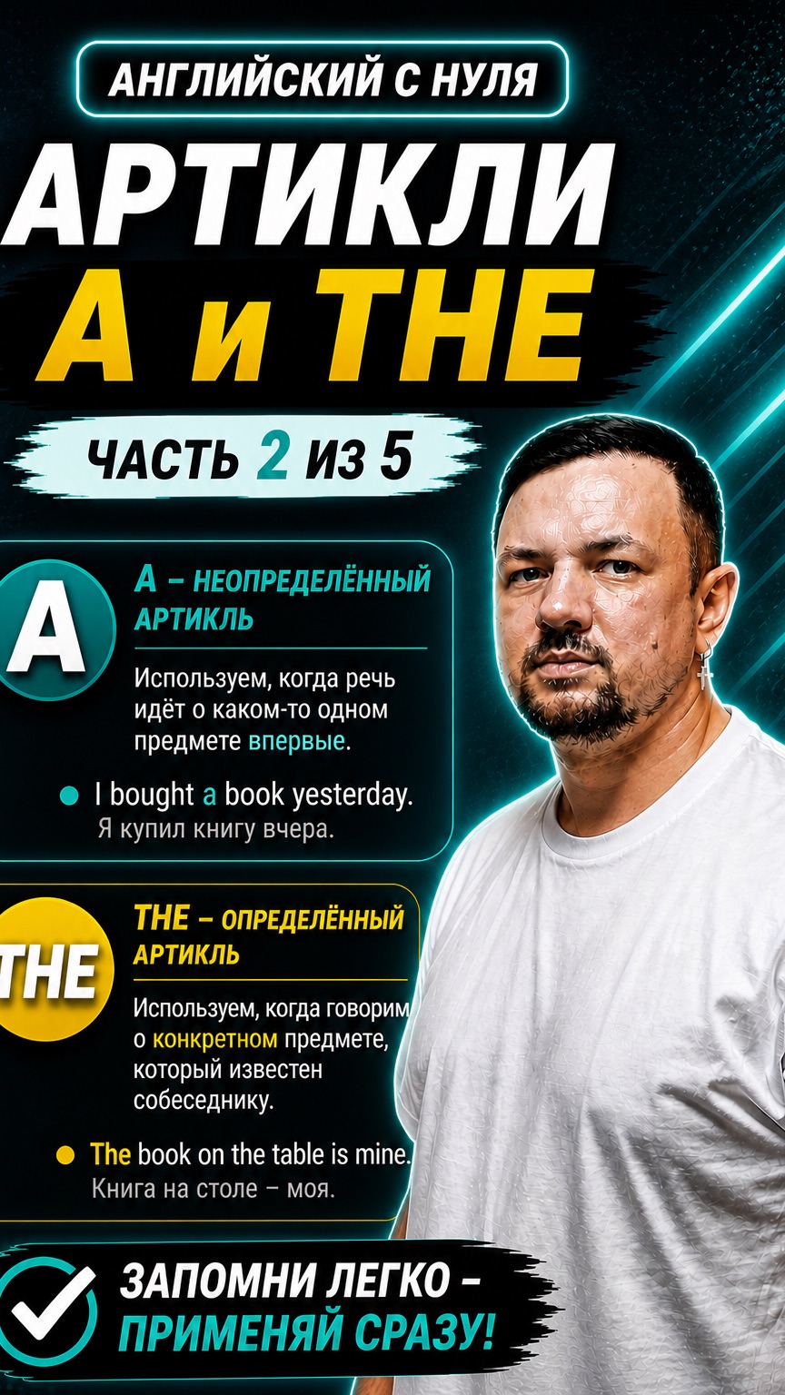 Английский язык с нуля. Артикли. Часть 2