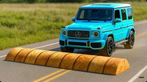 Пятое испытание «Машины против деревянных лежачих полицейских» в BeamNG Drive!