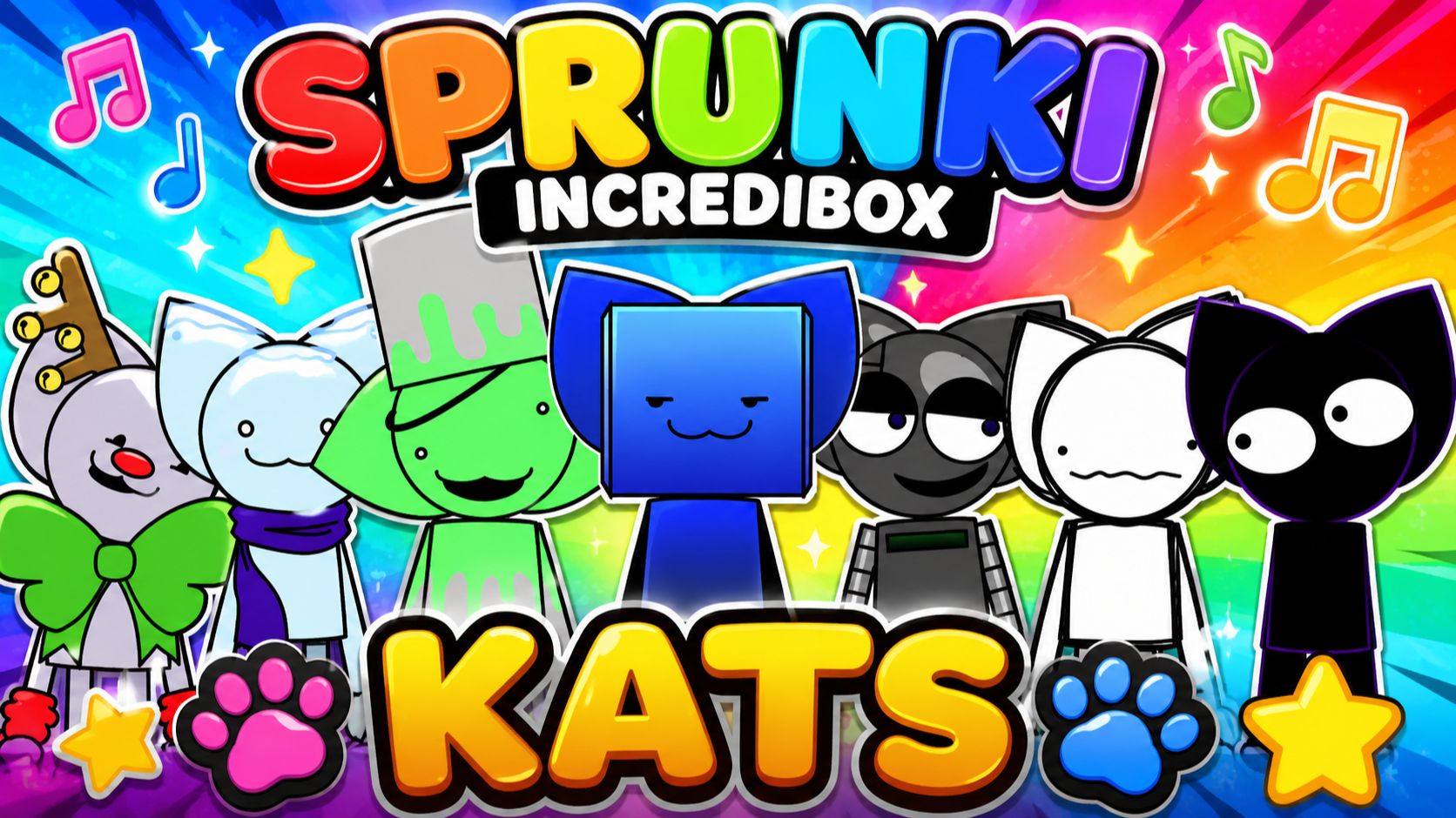 FULL GAME ‼️ All Sprunki - Incredibox KATS 🐯 (ALL CHARACTERS & PHASES) #sprunki