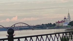 Прогулка по Рыбинску, река Волга, август 2022 года.