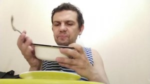 Мукбанг жареная картошка с тушёной свининой