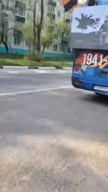 Автобус Победы в Балашихе.