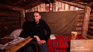 Нашел землянку на болотах и попал в снежный плен