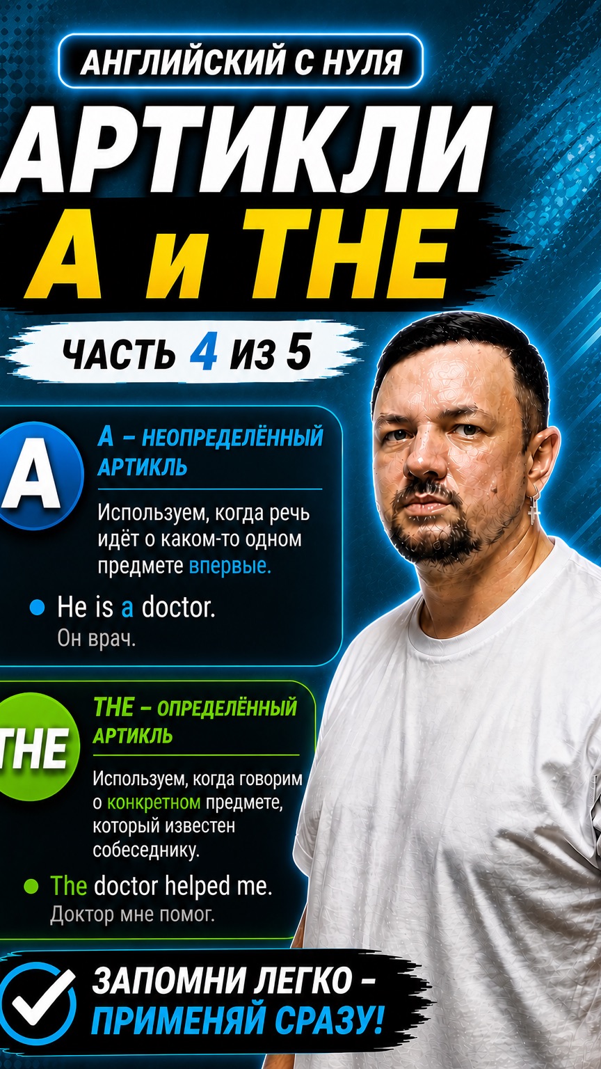 Английский язык с нуля. Артикли. Часть 4