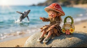 Крошечный грибной эльф отправляется в путешествие по океану 🍄🌊 Приключение с лесными духами