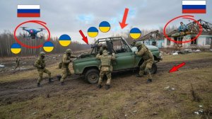 Российский дрон следит за каждым передвижением украинских сил в деревенской местности